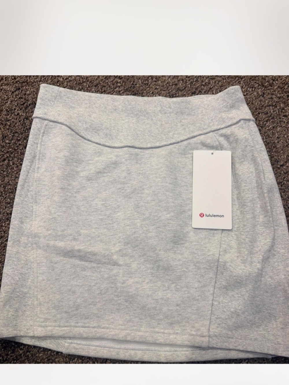 lululemon athletica Light Gray Mini Skirt